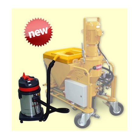 Bunker B30 vakológép tartozékokkal PFT G4 zsákos habarcspumpa G5C turbosol