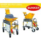 Bunker B30 STILO vakológép tartozékokkal PFT G4 zsákos habarcspumpa G5C turbosol