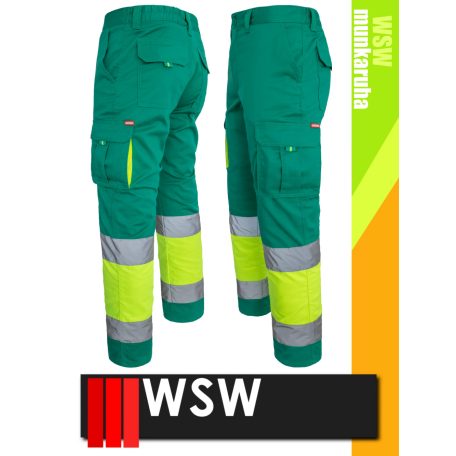 WSW DIRECTO GREENHV technikai stretch derekas munkanadrág - munkaruha