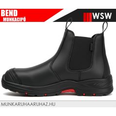   WSW BEND BLACK S1PS technikai fémmentes munkabakancs - munkacipő
