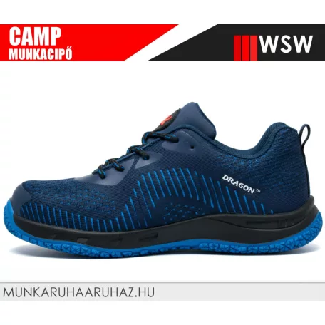 WSW DRAGON CAMP BLUE S1P technikai fémmentes munkacipő - munkabakancs