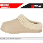 WSW FLUFF BEIGE bélelt női eve könnyített papucs  - munkapapucs