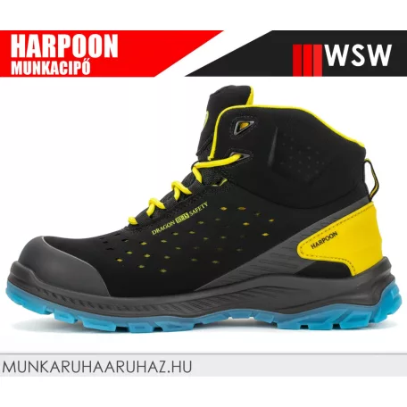 WSW HARPOON S1PS technikai fémmentes munkacipő - munkabakancs