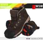 WSW HEWER BROWN S7L technikai fémmentes vízálló munkabakancs - munkacipő