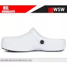 WSW NIL SB WHITE fémbetétes eva könnyített papucs - munkapapucs
