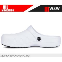   WSW NIL SB WHITE fémbetétes eva könnyített papucs - munkapapucs