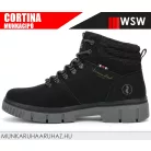 WSW CORTINA BLACK technikai női munkacipő - utcai cipő