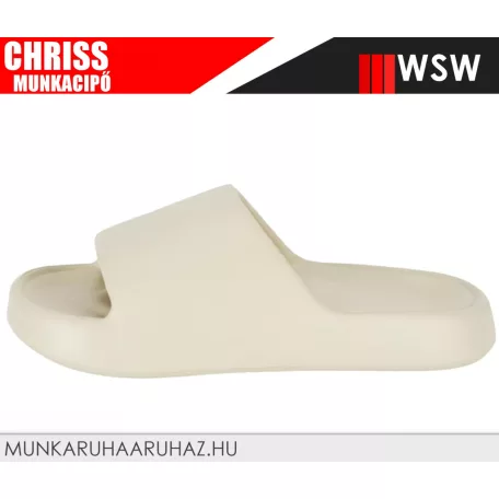 WSW CRISS BEIGE női eve könnyített papucs  - munkapapucs