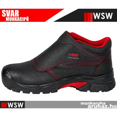 WSW SVAR BLACK S3S technikai fémmentes lébfejvédős munkabakancs - munkacipő