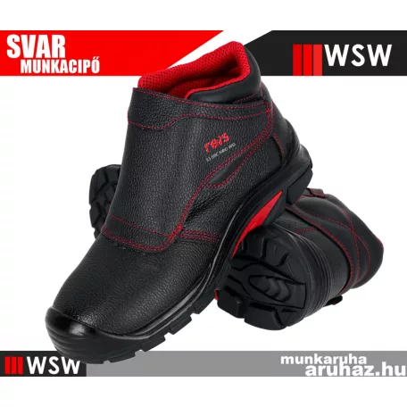 WSW SVAR BLACK S3S technikai fémmentes lébfejvédős munkabakancs - munkacipő