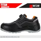 WSW TITAN S3S BLACK technikai fémmentes önbefűzős munkacipő - munkabakancs
