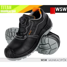   WSW TITAN S3S BLACK technikai fémmentes önbefűzős munkacipő - munkabakancs