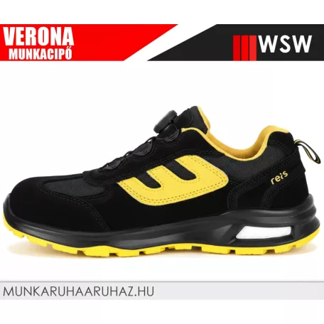 WSW VERONA BLACK S1PS technikai fémmentes munkabakancs - munkacipő