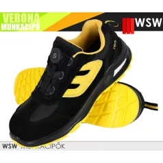   WSW VERONA BLACK S1PS technikai fémmentes munkabakancs - munkacipő