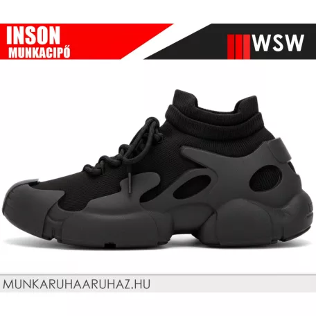 WSW INSON BLACK technikai fémmentes munkabakancs - munkacipő