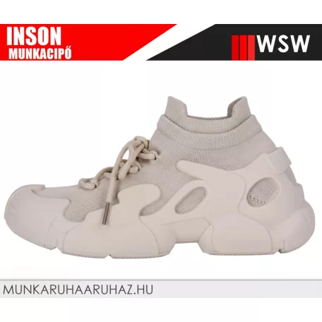 WSW INSON BEIGE technikai fémmentes munkabakancs - munkacipő