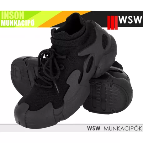 WSW INSON BLACK technikai fémmentes munkabakancs - munkacipő