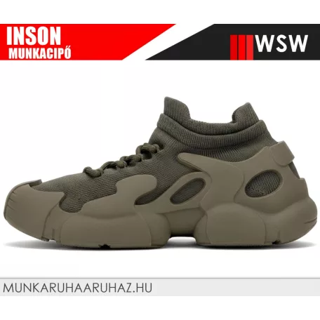 WSW INSON GREEN technikai fémmentes munkabakancs - munkacipő