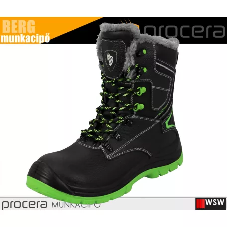 Procera BERG S3 technikai fémbetétes munkacipő - munkabakancs