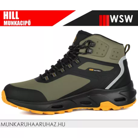 WSW HILL technikai férfi softshell munkacipő - utcai bakancs
