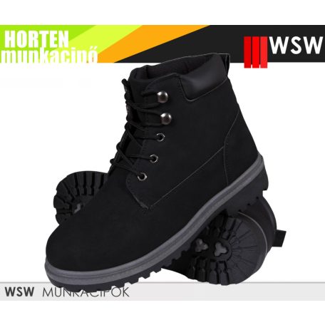WSW HORTEN BLACK technikai női munkacipő - utcai cipő