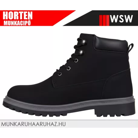 WSW HORTEN BLACK technikai női munkacipő - utcai cipő