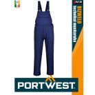 Portwest BIZWELD NAVY technikai hegesztő és lángálló kantárosnadrág - munkaruha