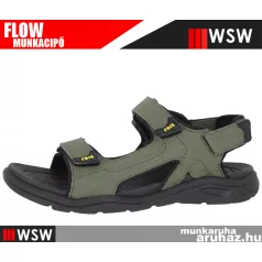   WSW FLOW GREEN tépőzáras könnyített szandál - munkapapucs
