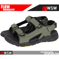  WSW FLOW GREEN tépőzáras könnyített szandál - munkapapucs