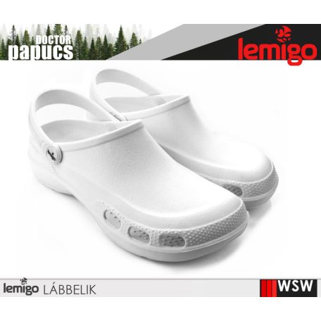 Lemigo DOCTOR WHITE technikai könnyített eva papucs - munkabakancs