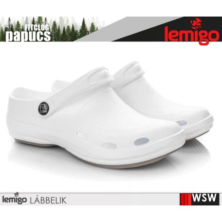 Lemigo FITCLOG WHITE technikai könnyített eva papucs - munkabakancs