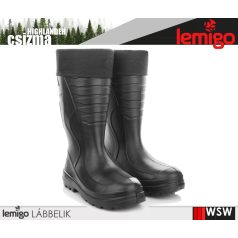   Lemigo HIGHLANDER BLACK technikai magasszszárú könnyített eva -30C-ig bélelt munkacsizma - munkabakancs