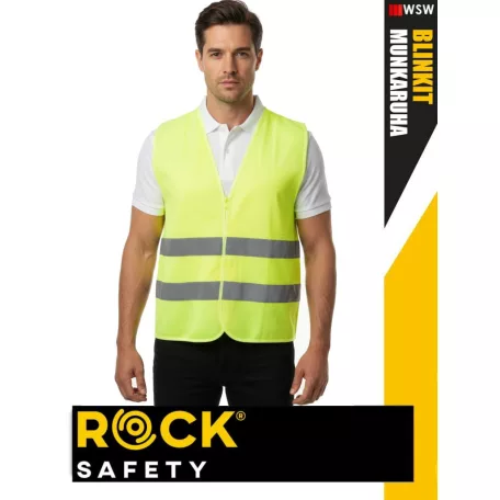 Rock Safety BLINKIT YELLOW technikai láthatósági mellény - munkaruha