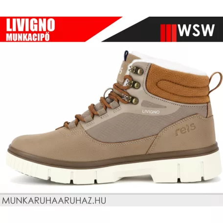 WSW LIVIGNO BEIGE technikai női munkacipő - utcai cipő