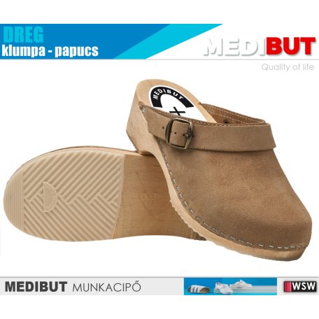 MediBut DREG BEIGE női technikai klumpa - munkapapucs