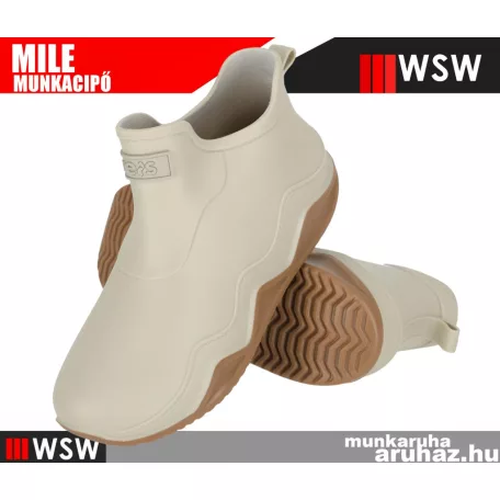 WSW MILE BEIGE gumi könnyített női cipő - munkacipő