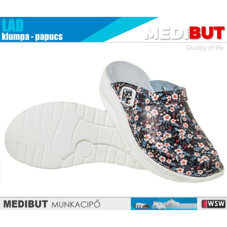 MediBut LAD FLOWER női technikai klumpa - munkapapucs