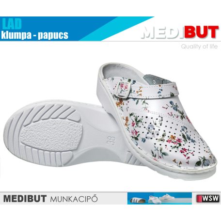 MediBut LAD FLOWER női technikai klumpa - munkapapucs