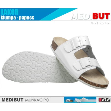 MediBut LAKOR WHITE férfi technikai klumpa - munkapapucs