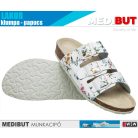 MediBut LAKOR FLOWER női technikai klumpa - munkapapucs