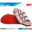 MediBut LAKOR RED női technikai klumpa - munkapapucs