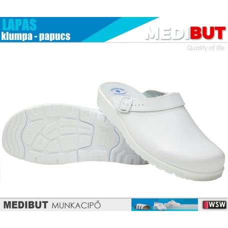 MediBut LAPAS WHITE unisex technikai klumpa - munkapapucs