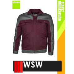 WSW VACILA BURGUNDY technikai pamut munkakabát - munkaruha
