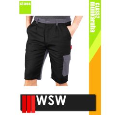 WSW VACILA BLACK technikai pamut rövid munkanadrág - munkaruha