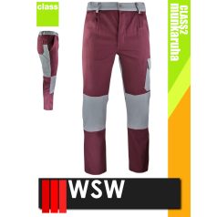 WSW VACILA BURGUNDY technikai pamut derekas munkanadrág - munkaruha   WSW VACILA BURGUNDY technikai pamut derekas munkanadrág - munkaruha