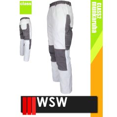 WSW VACILA WHITE technikai pamut derekas munkanadrág - munkaruha