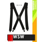WSW ACE BLACK elasztikus hozentroger nadrágtartó - munkaeszköz kiegészítő