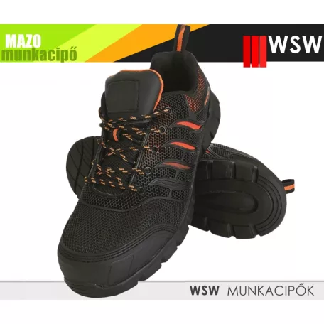 WSW AMAZO S1 technikai fémbetétes munkacipő - munkabakancs