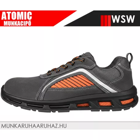 WSW ATOMIC S1 technikai fémbetétes munkacipő - munkabakancs