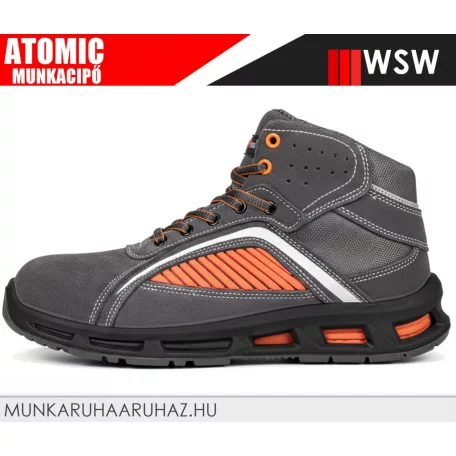 WSW ATOMIC S1 ORANGE technikai fémmentes munkacipő - munkabakancs
